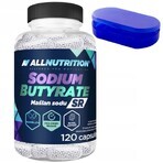 Allnutrition Sodium Butyrate SR, butirato de sodio, 120 cápsulas