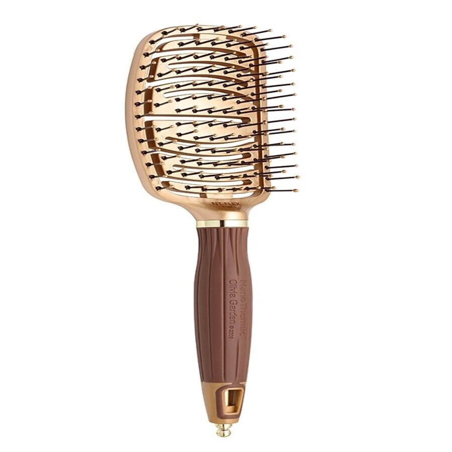 Olivia Garden Nano Thermic Flex Collection Pro Brosse à cheveux, brosse à cheveux, NT-FLEXPRO, 1 pièce