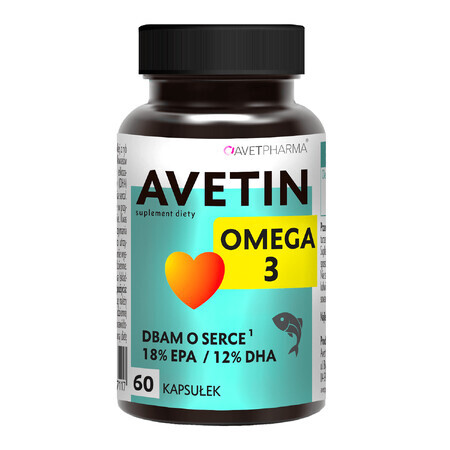 Avetin Omega 3, 60 capsules