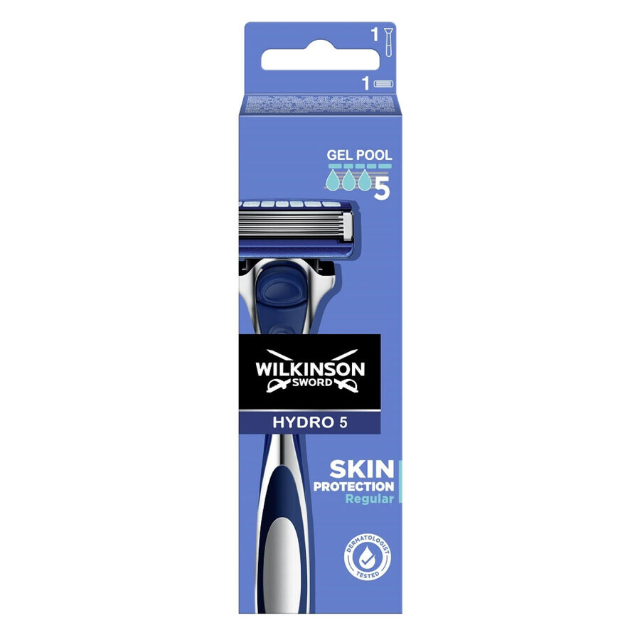 Wilkinson Sword Hydro 5, scheermes met vervangbaar mesje, Skin Protection Regular, 1 stuk