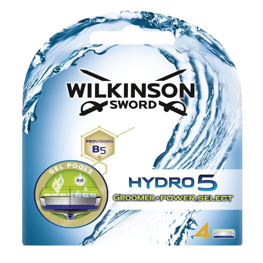 Wilkinson Hydro 5 Groomer - Ricariche per Rasatura, Confezione da 4