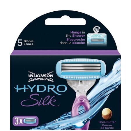 Wilkinson Sword Hydro Silk, Rasierkartuschen, 3 Stück