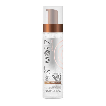 St. Moriz Advanced Pro Express, kleurloze zelfbruinende schuim voor lichaam en gezicht, 200 ml