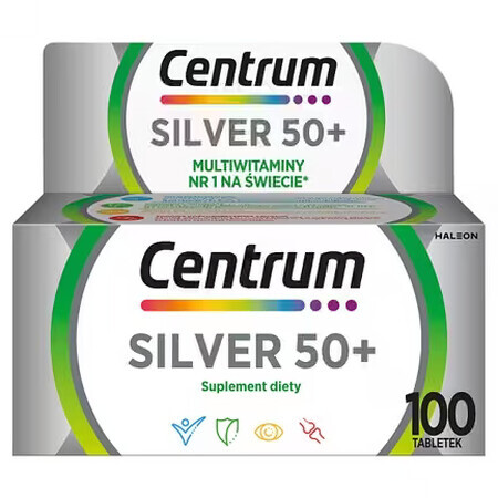 Centrum Silver 50+, 100 tablets