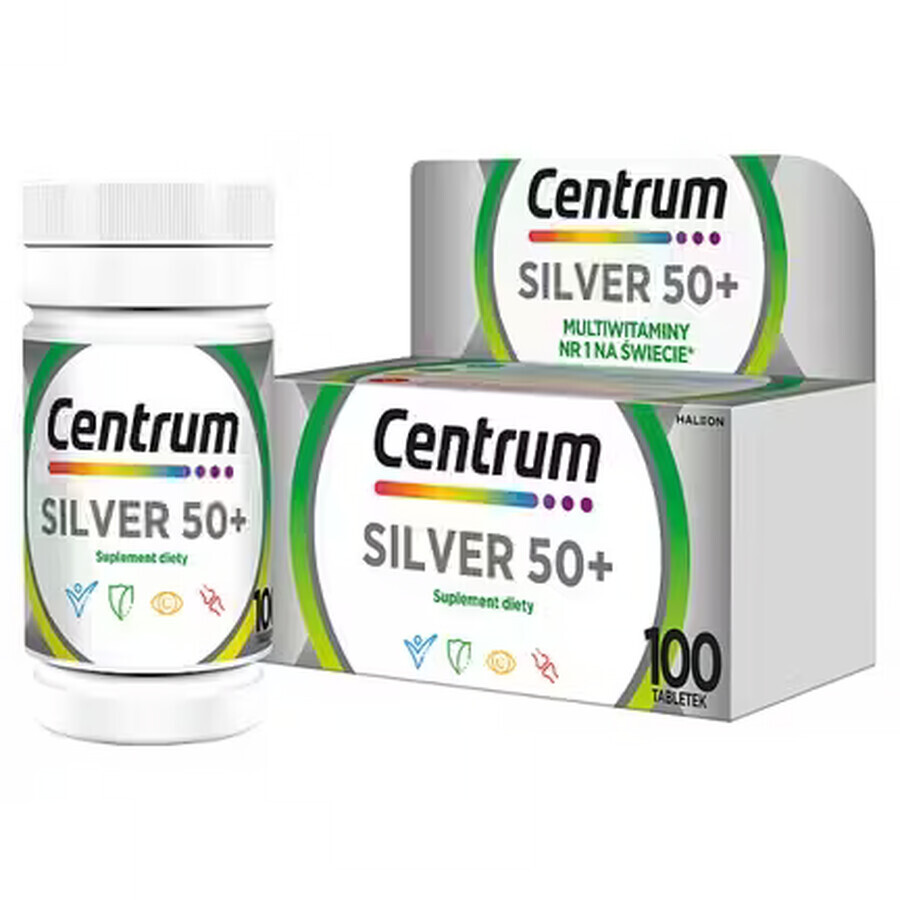 Centrum Silver 50+, 100 tablets