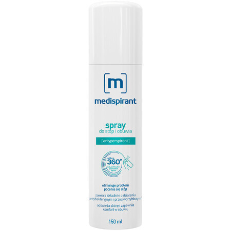 Medipirant spray voor voeten en schoenen, 150 ml