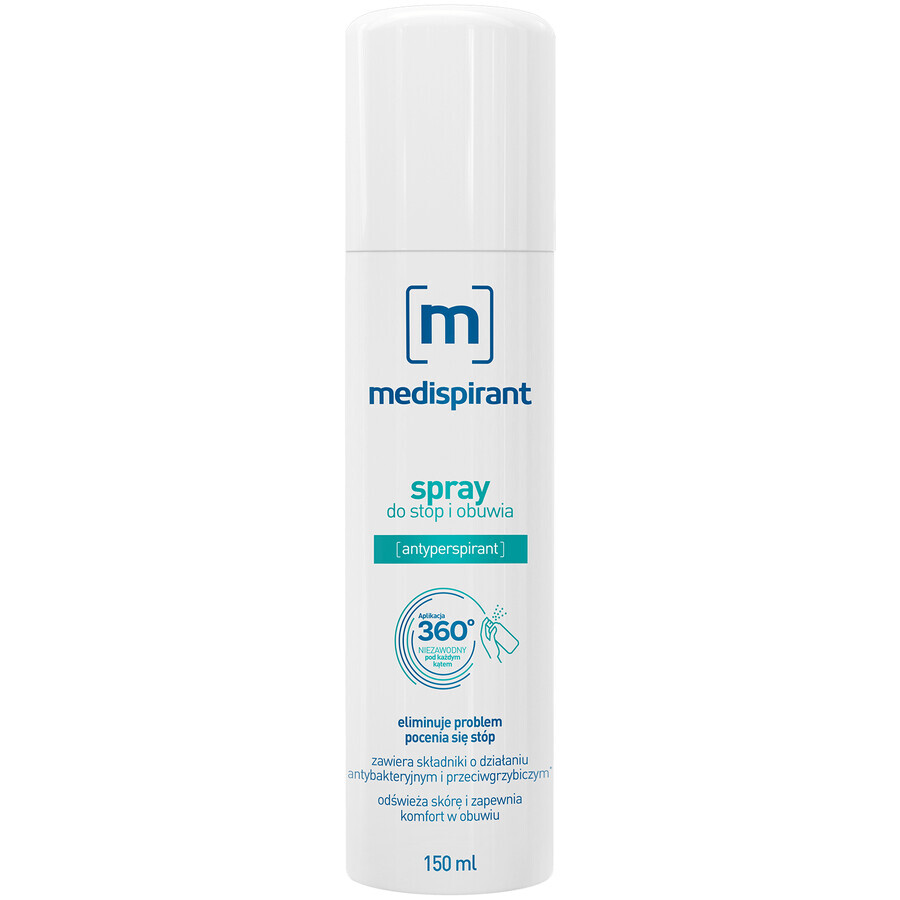 Medipirant spray voor voeten en schoenen, 150 ml