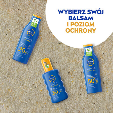 Nivea Sonnenschutz  amp; Feuchtigkeit Feuchtigkeitsspendende Sonnenmilch SPF20, 200ml