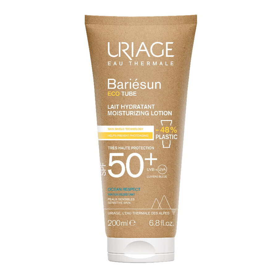 Uriage Bariesun, Solare Idratante Viso e Corpo SPF 50+ - Protezione Completa 200 ml