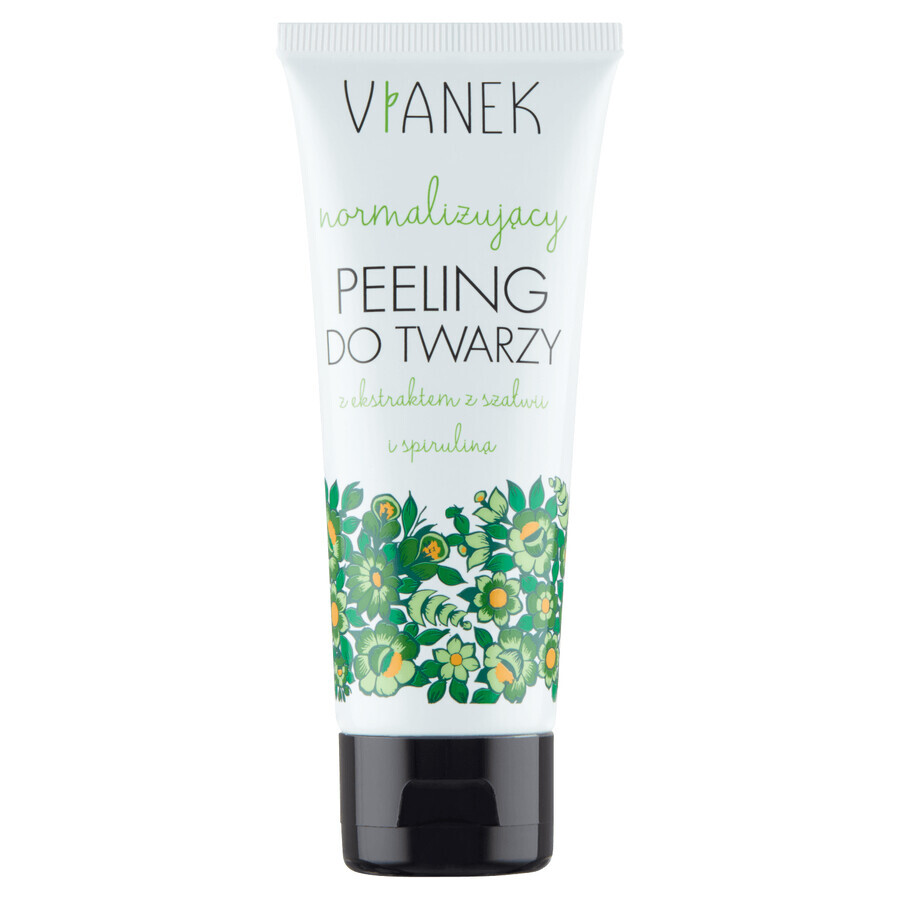 Vianek, Normalizing face scrub, acne skin, 75 ml