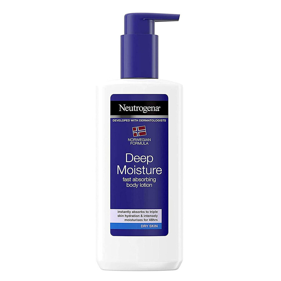 Neutrogena Norwegian Formula, Deep Moisture, Deeply moisturizing body emulsion, 400 ml