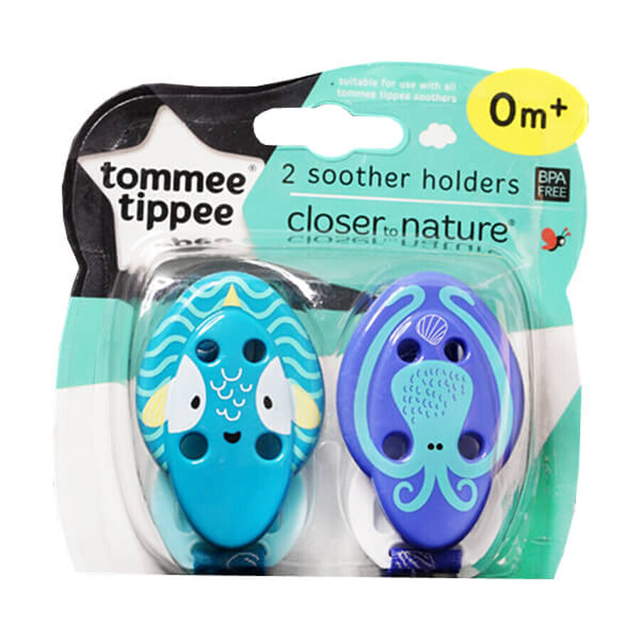 Tommee Tippee, Schnulleranhänger, 2 Stück