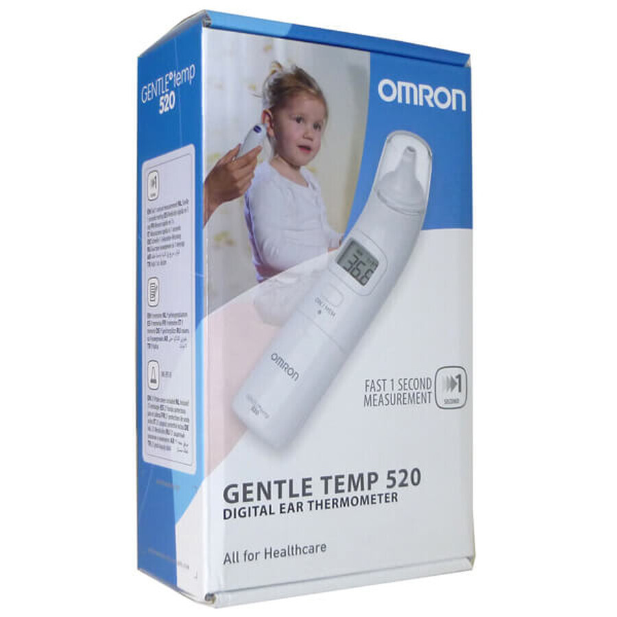 Misuratore di temperatura elettronico, Omron Gentle Temp 520, 1 pezzo