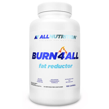 Allnutrition Burn4All Réducteur de graisse, 100 gélules