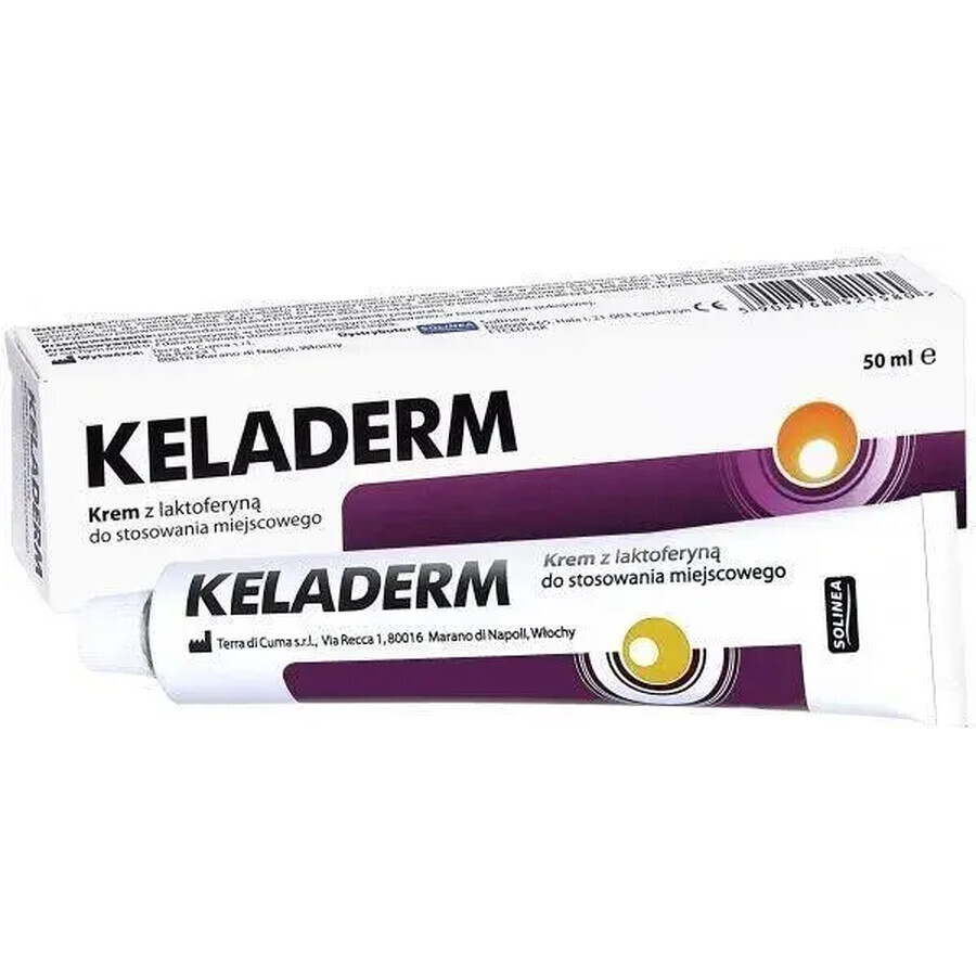 Keladerm, crème met lactoferrine, 50 ml