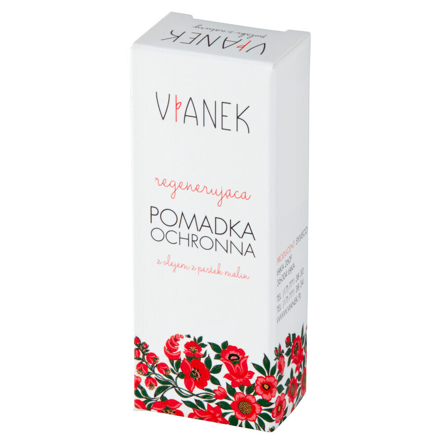 Vianek, regenererende en beschermende lippenstift, 4,6 g