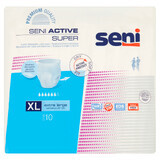 Seni Active Super, absorbent panties, size XL, 120-160 cm, 10 pieces