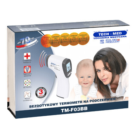 Tech-Med TMA-F03BB, contactloze infraroodthermometer