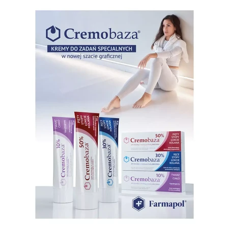 Cremobaza 50%, exfoliërende crème voor het verwijderen van keratosen, 30 g