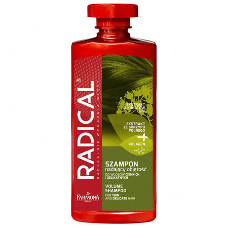 Farmona Radical, volumegevende shampoo, voor dun en kwetsbaar haar, 400 ml