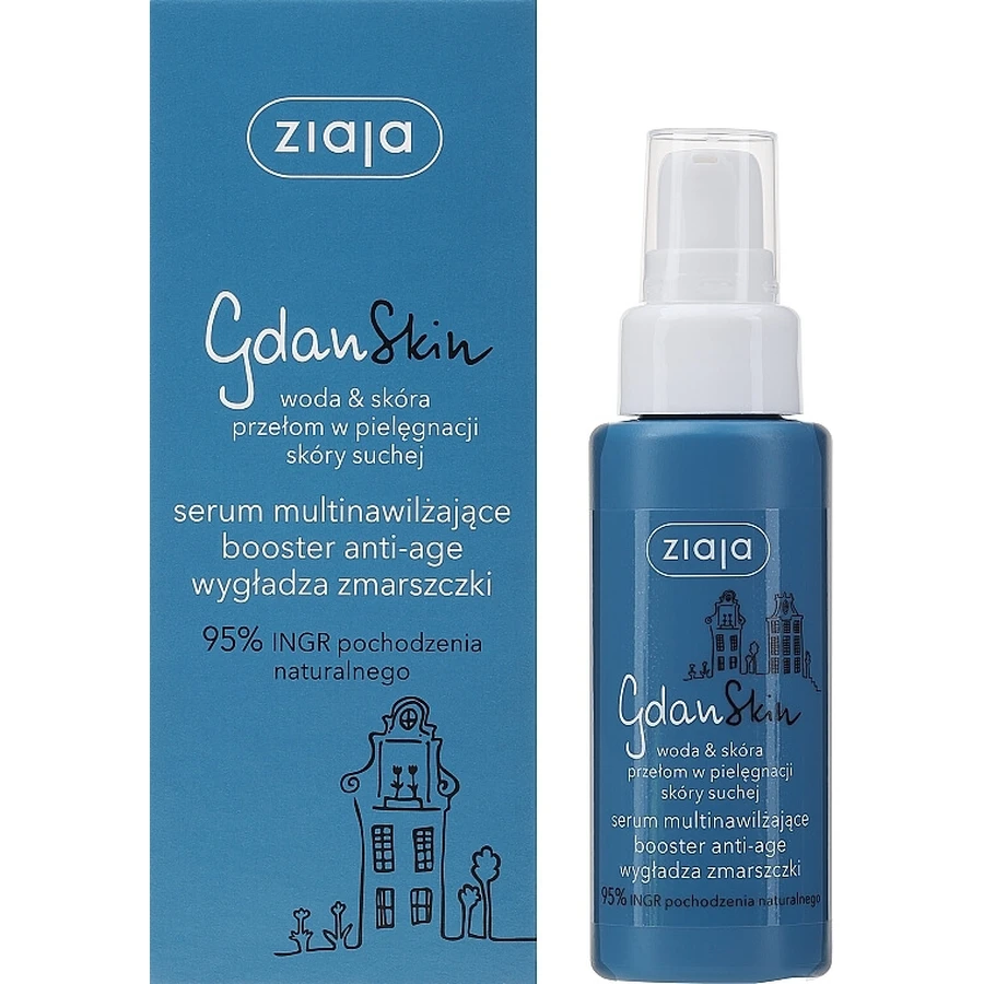 Ziaja GdanSkin, Multi-moisturizing serum, anti-aging stimulant, 50 ml