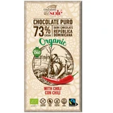 Organic dark chocolate with chili 73% cocoa, 100g, Pronat