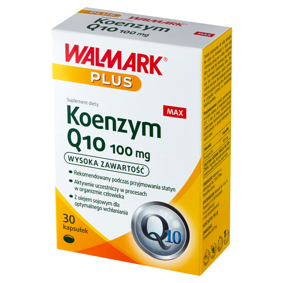 Walmark Coenzyme Q-10 Max 100 mg, 30 gélules