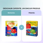 Moller's Omega-3 Fish, gummies, frambozensmaak, 36 stuks