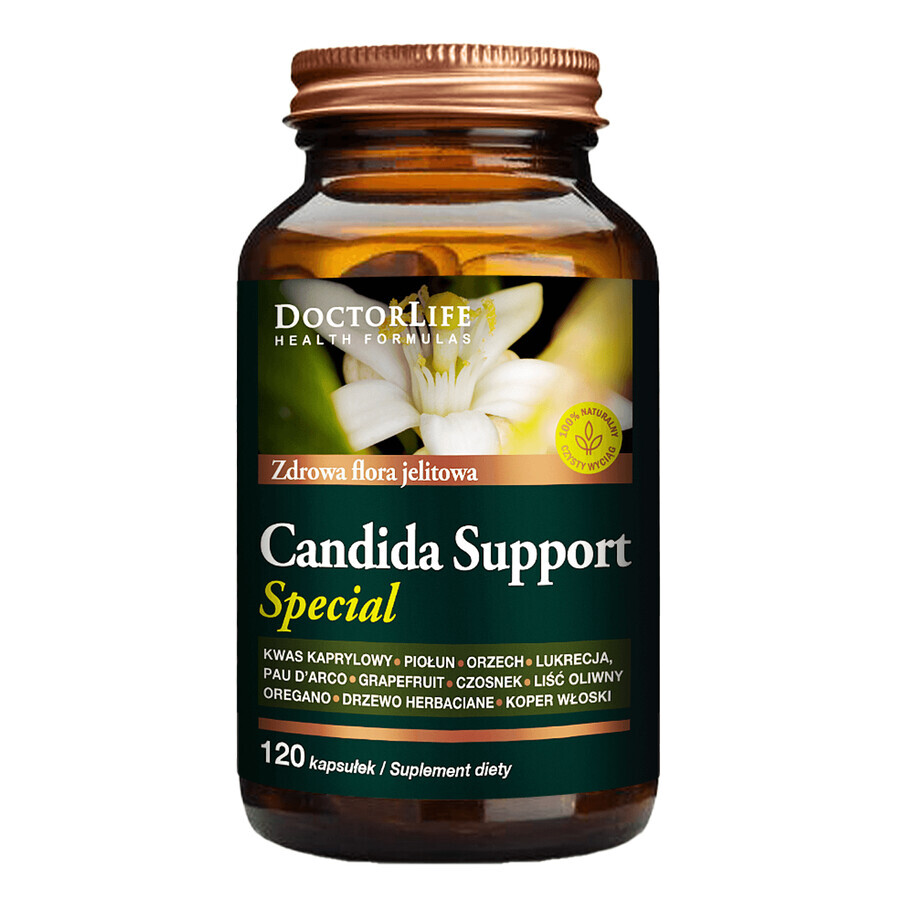 Doctor Life Candida Support Speciaal, 120 capsules