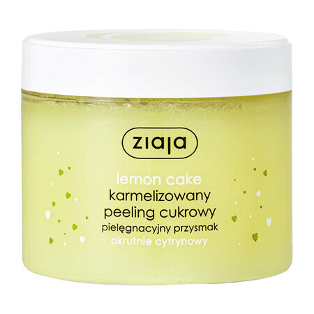 Ziaja Lemon Cake, exfoliante de azúcar caramelizado, 300 ml