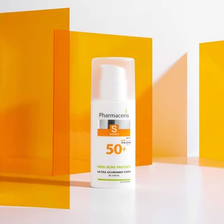 Protettore solare Pharmaceris S SPF50 per pelli acneiche 50ml.
