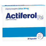 Actiferol FE 30 mg, 30 capsules