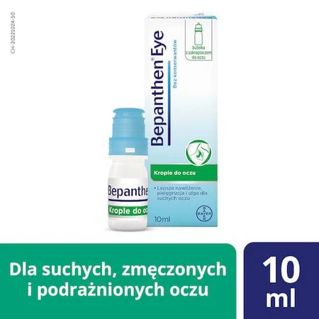 Bepanthen Eye, oogdruppels, flesje, 10 ml