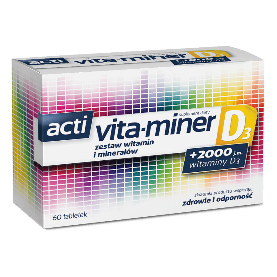 Acti Vita-Miner D3, 60 tabletten