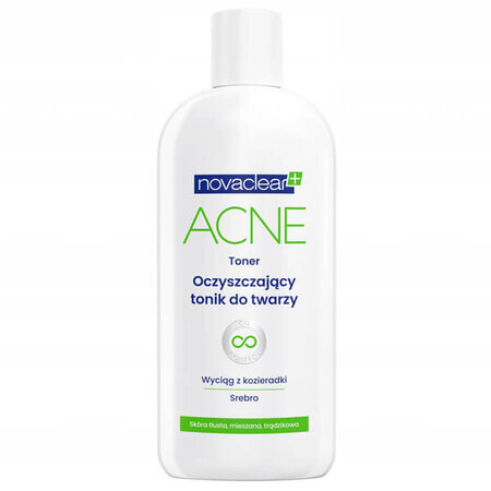 Novaclear Acné, tonique nettoyant pour le visage, 150 ml