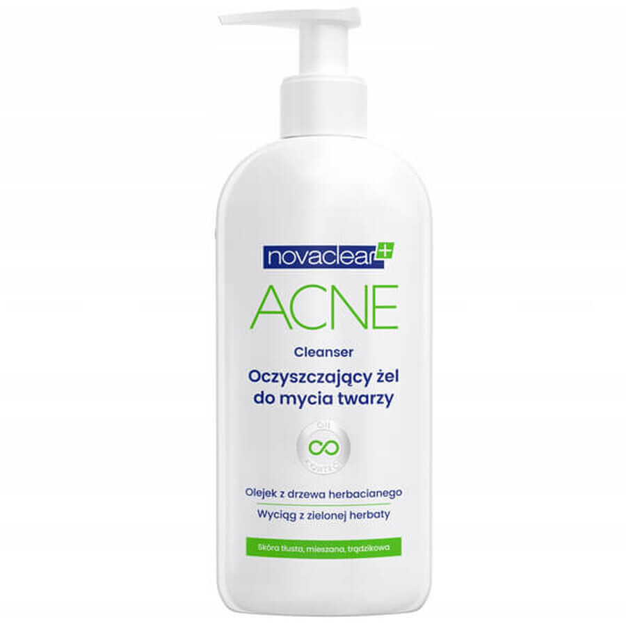 Novaclear Acne Cleanser, reinigende gezichtswasgel, 150 ml