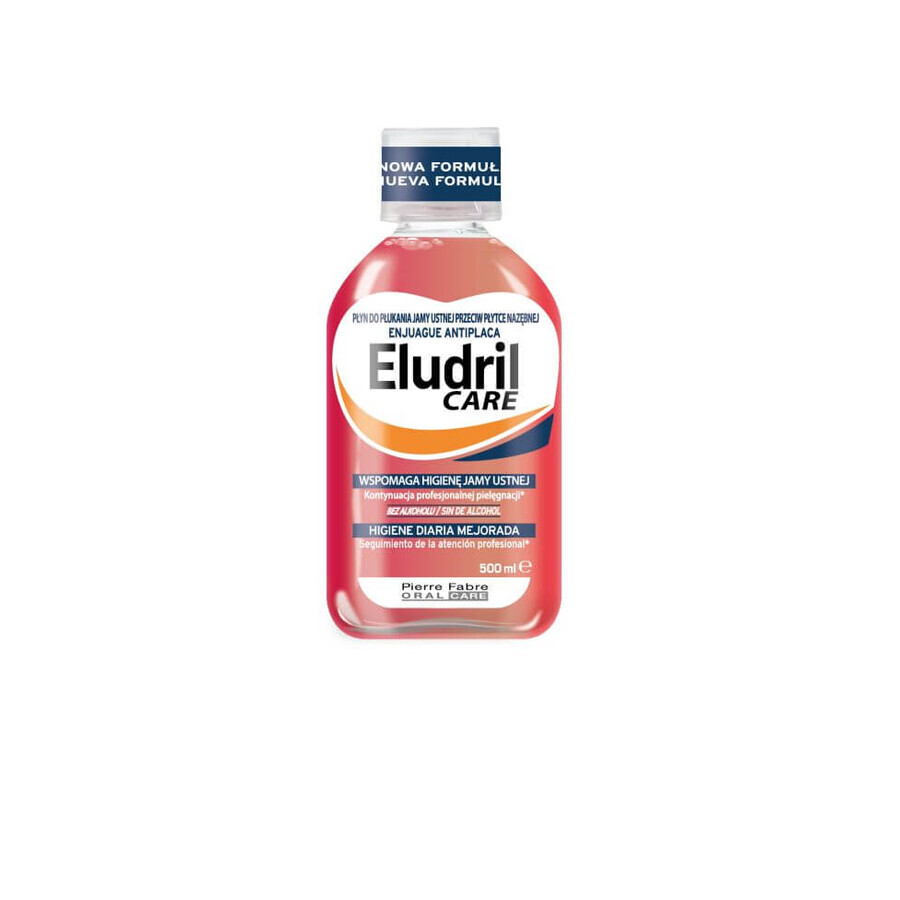 Eludril Care, tandplak mondwater, 500 ml