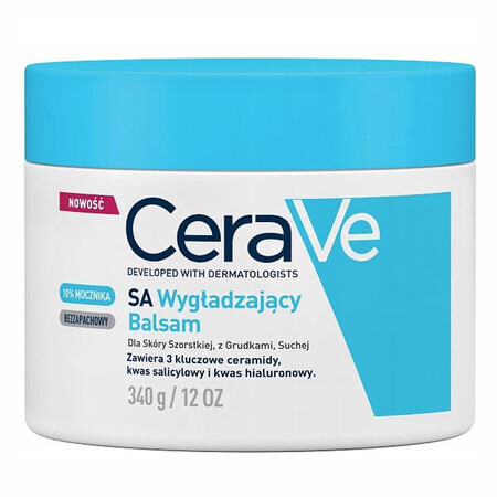 CeraVe SA, Loțiune de netezire cu ceramide, Piele aspră, grumoasă și uscată, 340 ml