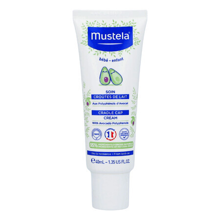 Mustela Bebe Enfant, wiegkapcrème, 40 ml