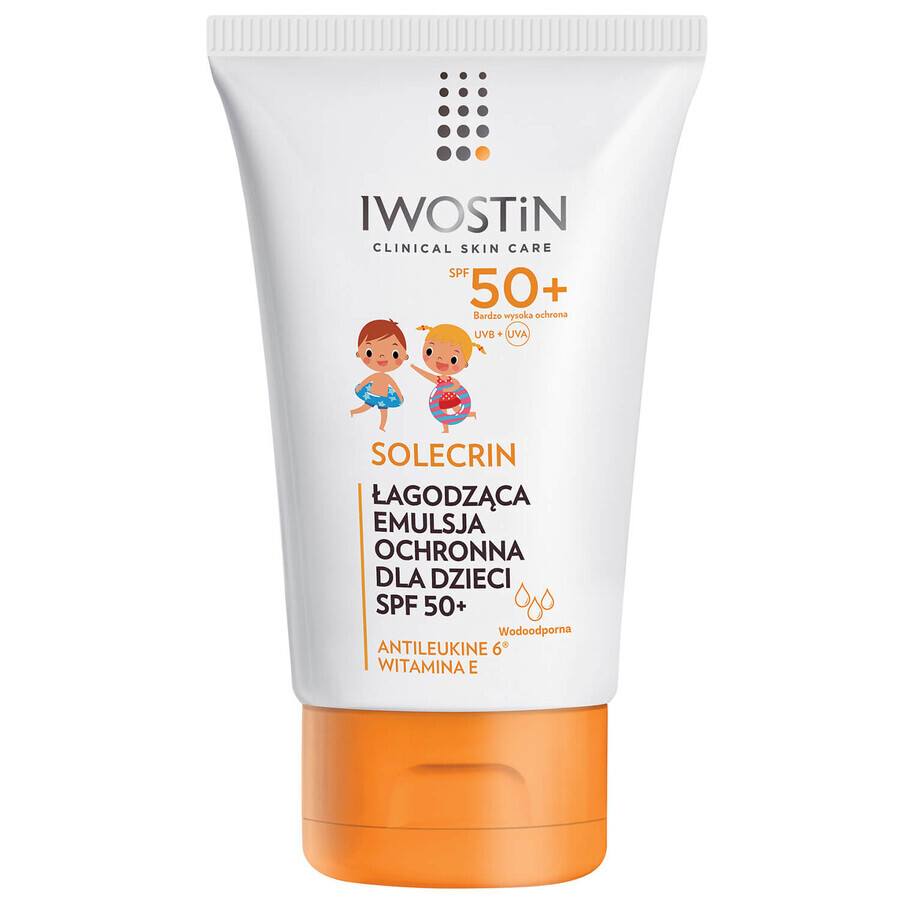 Iwostin Solecrin, Emulsie protectoare ușoară pentru copii cu vârsta peste 6 luni, SPF 50+, 100 ml