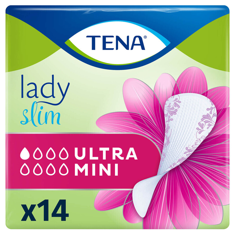 Tena Lady Slim, urologische pads, Ultra Mini, 14 stuks