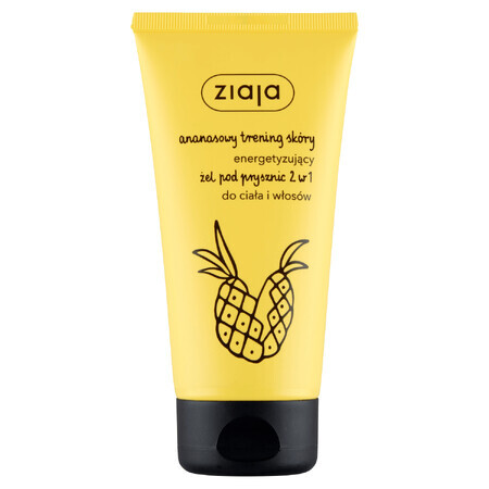 Ziaja, ananas stimulerende gel voor lichaam en haar, 160 ml