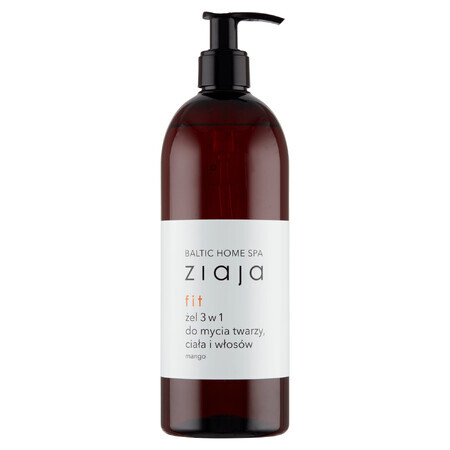 Ziaja, Spa Fit Bagno a Casa, Gel 3 in 1 per il Corpo 500 ml