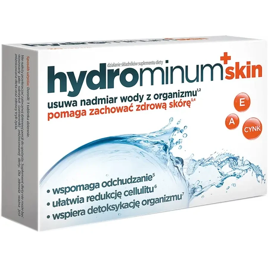 Hydrominum + Piel, 30 comprimidos