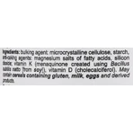Integratore alimentare con vitamina D3 4000UI e K2, 120 compresse.
