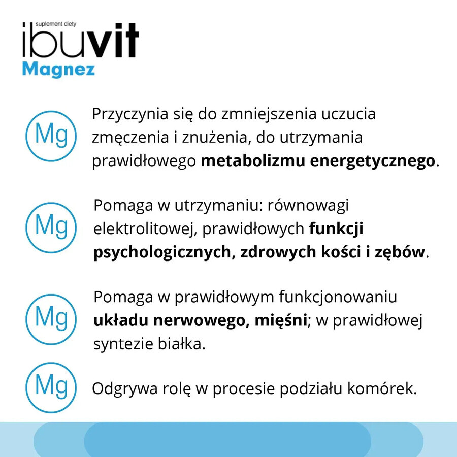 Ibuvit Magnesium, 30 tabletten met gereguleerde afgifte