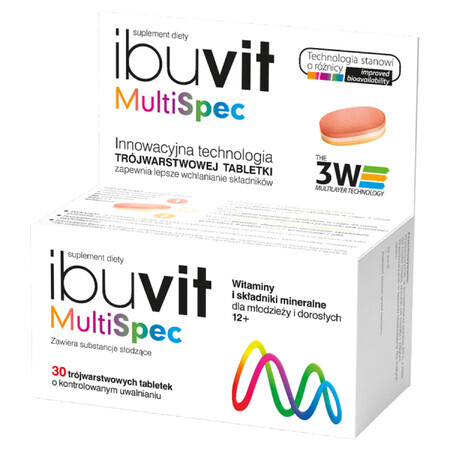 Ibuvit MultiSpec, 30 tabletten met gereguleerde afgifte