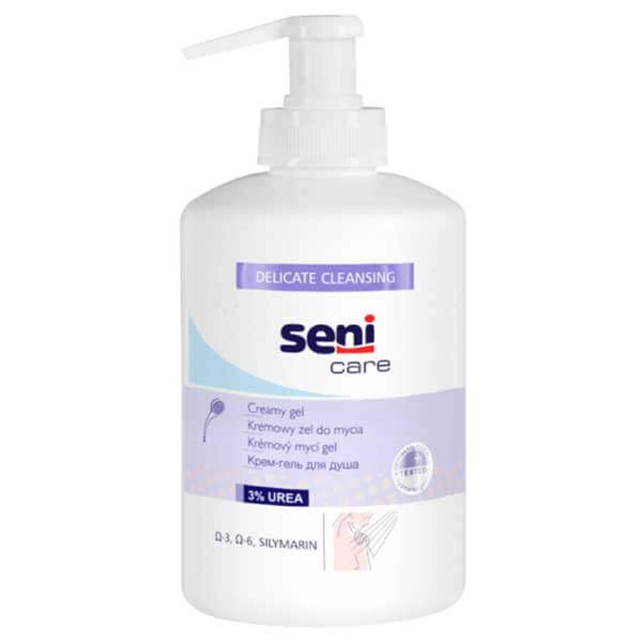 Seni Care, Creamy and nourishing washing gel with urea, 500 ml