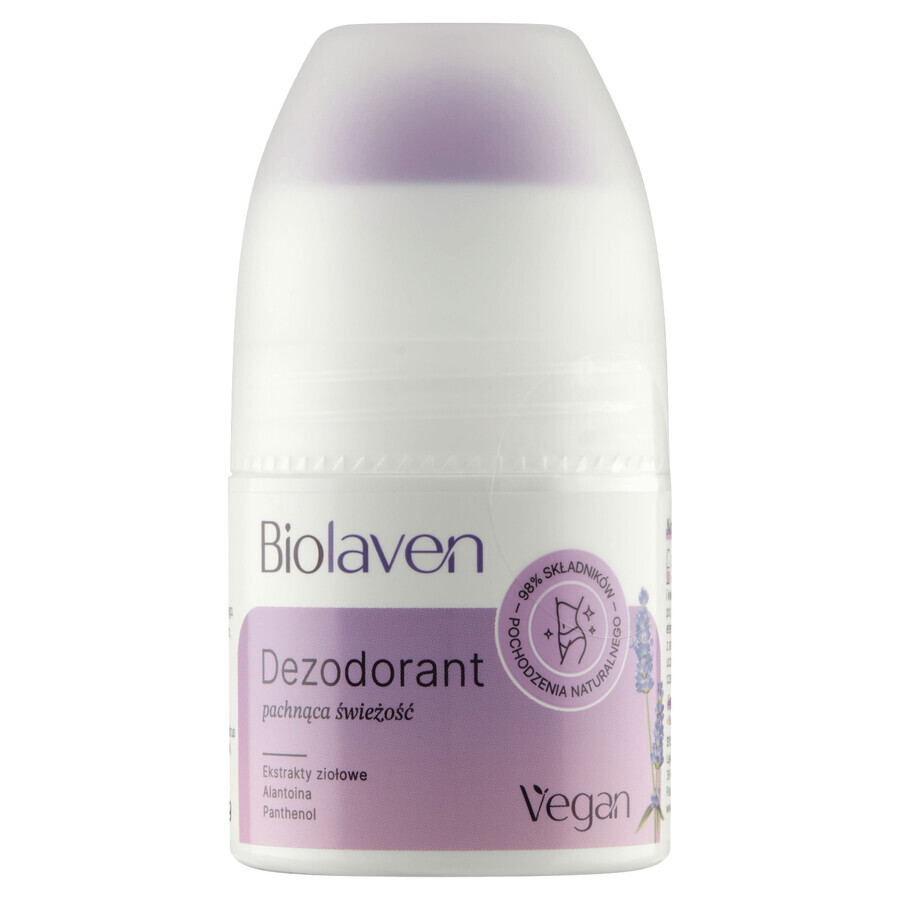 Biolaven, déodorant roll-on, 50 ml