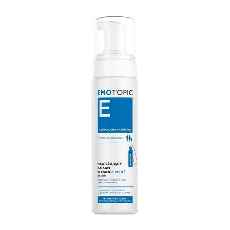 Emotopic, hydraterende med+ lichaamsschuimbalsem, 200 ml